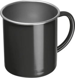 Plieninis puodelis 350 ml