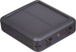 Saulės energija varomas išorinis akumuliatorius 10 000 mAh