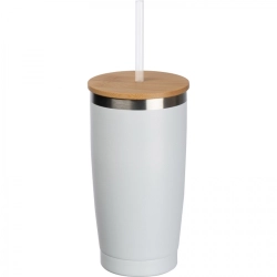 Termosinis puodelis su šiaudeliu 500 ml