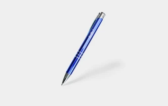 Metalinis rašiklis su chromo detalėmis