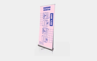 Dvipusis stendas Roll-up Double