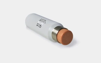 Baltas metalinis termosas 500 ml