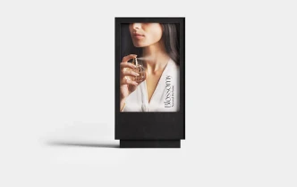 Tekstilinis baneris Ledtex apšvietimui