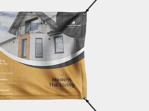 Mesh reklaminiai tentai