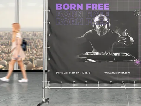 Vienpusis reklaminis tentas