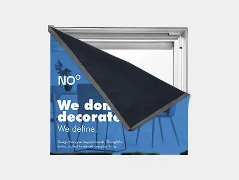 Tekstilinis Blockout Blackback baneris