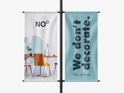 Tekstilinis Blockout Blackback baneris