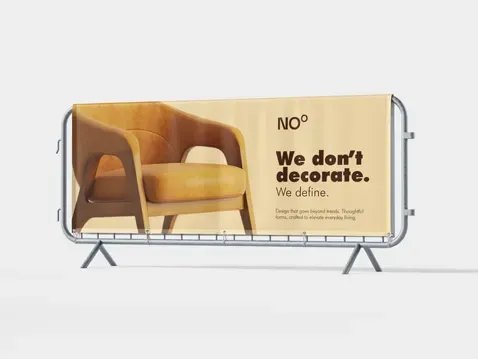 Tekstilinis Blockout Blackback baneris