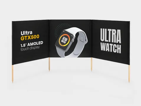Reklaminės vėjo užtvaros – efektyvi reklama lauko erdvėse