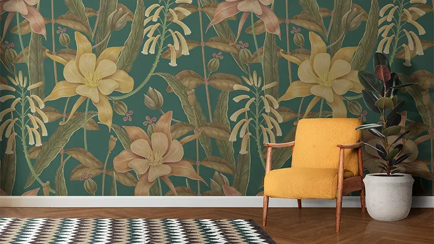 Unikalūs tapetai, unikalus interjeras