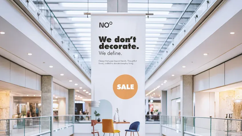 Tekstilinis Blockout Blackback baneris