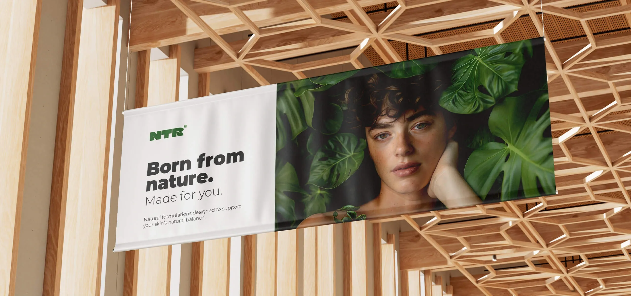 Tekstilinis baneris iš poliesterio