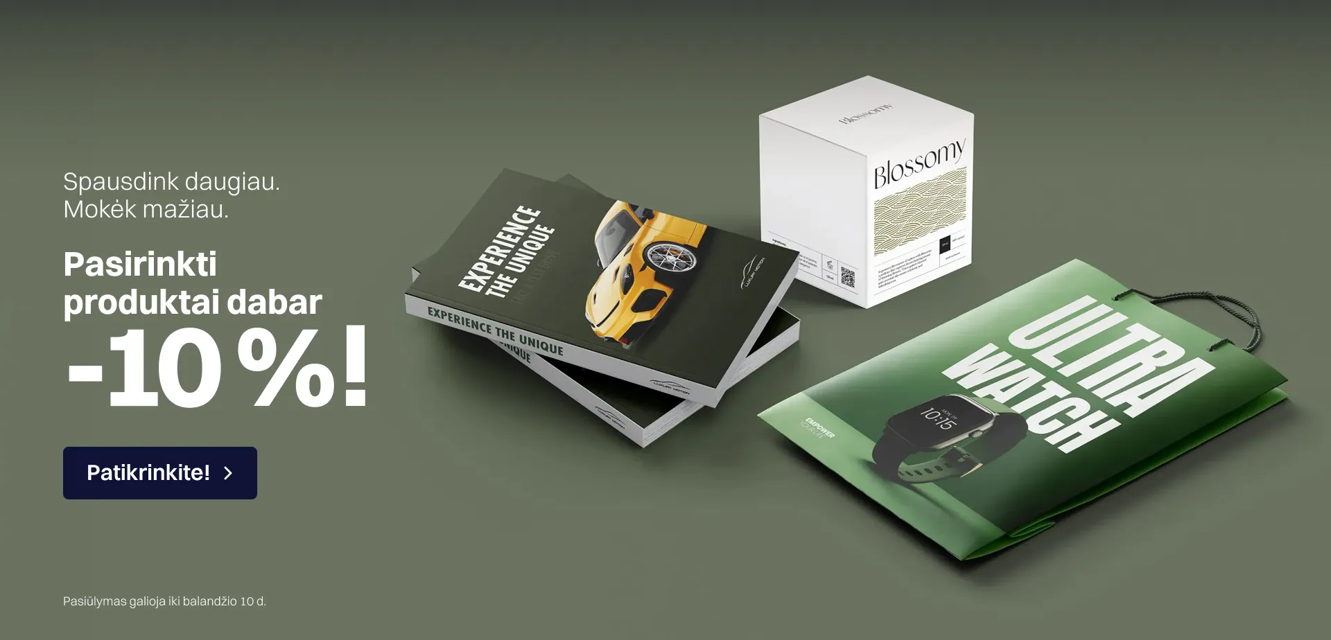 Pasirinkti produktai dabar -10%